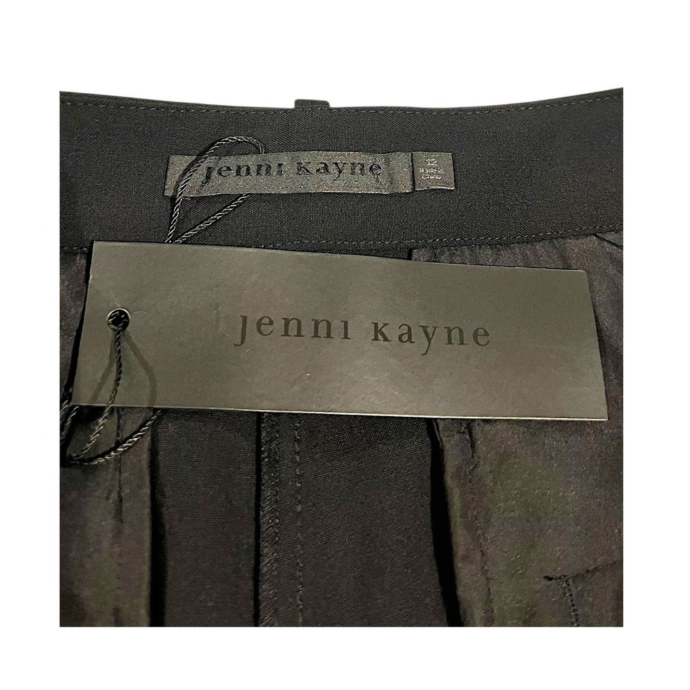 NWT Jenni Kayne Jones Trouser Wool Pants Black 12 - Picture 4 of 16